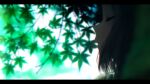  1girl absurdres bangs black_hair blurry blurry_background close-up closed_eyes commentary from_side gerar_dc highres letterboxed original short_hair solo 