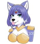  absurd_res anthro female furry hi_res krystal nintendo star_fox sunriseuwu video_games 