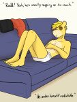  anthro anthrofied briefs briefs_only clothed clothing discarded_clothing english_text furniture fuze hi_res lying male nintendo numel on_back on_sofa pok&eacute;mon pok&eacute;mon_(species) pok&eacute;morph rodd_(fuze) sleeping sofa solo text tighty_whities topless underwear underwear_only video_games white_briefs white_clothing white_underwear 