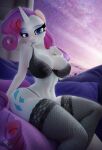  absurd_res anthro big_breasts blender_(software) breasts equid equine female friendship_is_magic hasbro hi_res hooves-art horn mammal my_little_pony rarity_(mlp) solo unicorn 