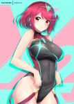  homura_(xenoblade_2) rei_kun swimsuits xenoblade xenoblade_chronicles_2 