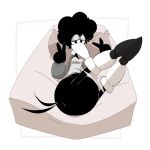 1:1 2021 afro anthro anus avian beak bed bedroom_eyes big_beak biped bird black_body black_clothing black_eyes black_feathers black_footwear black_hair black_shoes black_tail breasts butt clothed clothed_anthro clothed_female clothing clothing_around_legs digital_drawing_(artwork) digital_media_(artwork) donna_feathers double_v_sign eyelashes eyeshadow feathers female fingers footwear front_view furniture gesture grey_bedding grey_clothing grey_eyeshadow grey_jacket grey_shirt grey_topwear greyscale hair hand_gesture hi_res inkblot jacket knee_highs knee_socks legs_up legwear lidded_eyes long_eyelashes looking_at_viewer lying lying_on_bed maddeku makeup mattress monobutt monochrome narrowed_eyes non-mammal_breasts on_back on_bed open_clothing open_jacket open_topwear panties panties_around_legs panties_down partially_clothed pie_cut_eyes pillow seductive shaded shirt simple_background socks solo tail thin_legs tongue tongue_out topwear underwear underwear_around_legs underwear_down v_sign virgin white_background white_beak white_clothing white_footwear white_knee_socks white_panties white_socks white_underwear