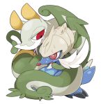  ambiguous_gender blush bodily_fluids coiling duo feral forked_tongue hypnosis mammal mind_control nintendo oshawott pok&eacute;mon pok&eacute;mon_(species) red_eyes reptile scalie serperior snake spiral_eyes sweat tongue video_games winte 