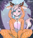  anthro character_colours clothing fluffy girly hi_res invalid_tag looking_at_viewer male onesie ori ori_and_the_blind_forest rekiowaa solo spirit 
