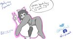  anthro blackpatapon clothing domestic_cat felid feline felis gaturro gaturro_(series) hi_res legwear male mammal monochrome open_mouth ribon simple_background solo speech_bubble stockings 