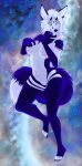  absurd_res anthro breasts canid canine female genitals hi_res mammal nude pussy shira_(shira_stargazer) shira_stargazer solo space tasteful_nudity 