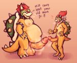  2022 abs armlet balls beard belly big_balls big_belly big_penis bodily_fluids bowser bowser_day bowser_jr. bracelet claws collar dragon duo facial_hair father father_and_child father_and_son genitals hair hi_res horn hyper incest_(lore) jewelry koopa male male/male mario_bros multicolored_body musk musk_clouds nintendo nipple_piercing nipples parent parent_and_child penis piercing pubes red_hair reptile saggy_balls scalie shell son spiked_collar spikes sweat sweaty_balls sweaty_belly sweaty_genitalia tan_body teitoryu turtle vein veiny_penis video_games 