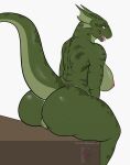  absurd_res anthro argonian bethesda_softworks big_butt butt female gelato24 genitals hi_res pussy scalie skyrim solo tagme the_elder_scrolls video_games 