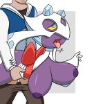  big_breasts breasts clothed clothing duo female female_penetrated from_behind_position froslass hi_res human human_penetrating looking_pleasured male male/female male_penetrating male_penetrating_female mammal nintendo nipples open_mouth penetration pok&eacute;mon pok&eacute;mon_(species) purple_body sex takeshi1000 tongue tongue_out video_games 