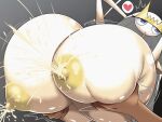  &lt;3 ambiguous_gender antennae_(anatomy) anthro areola big_breasts blue_pupils bodily_fluids breast_grab breast_squish breasts duo female hand_on_breast hands_behind_head huge_breasts hyper hyper_breasts lactating milk nintendo nipples norio_(pheromosa_times) open_mouth pheromosa pok&eacute;mon pok&eacute;mon_(species) pupils purple_eyes squish ultra_beast video_games white_body yellow_areola yellow_nipples 