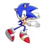  2022 action_pose anthro blue_body blue_fur clothing eulipotyphlan footwear fur glistening glistening_eyes gloves green_eyes grin handwear hedgehog hi_res looking_at_viewer male mammal multicolored_body pose rio7 sega shaded sharp_teeth shoes signature simple_background smile solo sonic_the_hedgehog sonic_the_hedgehog_(series) standing tan_body teeth video_games white_background 