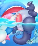  absurd_res anal anal_penetration anal_vore animal_genitalia bboing belly big_belly bodily_fluids cetacean cum cum_on_penis delphinoid eeveelution feral genital_fluids genital_slit genitals group hi_res imminent_vore legendary_pok&eacute;mon licking lugia male male/male mammal marine nintendo oceanic_dolphin open_mouth oral orca penetration penile penis penis_lick pok&eacute;mon pok&eacute;mon_(species) sea sex shadow_lugia shadow_pok&eacute;mon size_difference slit tapering_penis tongue tongue_out toothed_whale vaporeon video_games vore wailord water 