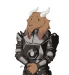  absurd_res android anthro black_body bovid brown_body brown_eyes brown_fur caprine fur goat hi_res kryten machine male mammal red_dwarf robot ssnowstalker 