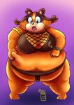  2017 4_toes anthro armband asian_clothing badger barefoot belly belly_grab belly_poke big_belly big_breasts bottomwear bra bracelet breasts clothing east_asian_clothing feet female grabbing_belly hi_res hyper hyper_belly japanese_clothing jewelry mammal mawashi mustelid musteline navel obese obese_anthro obese_female open_mouth overweight overweight_anthro overweight_female pigtails poking puffed_cheeks ring royaljellysandwich sega solo sonic_boom sonic_the_hedgehog_(series) standing sticks_the_jungle_badger sumo sumo_wrestler thick_thighs toes topwear underwear wide_eyed 