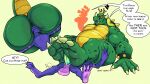  16:9 alfa_quinto alfa_quinto_(artist) butt dragon english_text facesitting feet foot_fetish foot_play footjob genitals hi_res king_koopa koopa male male/male mario_bros nintendo penis scalie sex sound_effects text video_games widescreen 