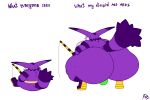  animated anthro big_butt big_the_cat bobthetanuki bulge butt clothing domestic_cat english_text felid feline felis fishing_rod fur huge_butt humor male mammal overweight purple_body purple_fur sega solo sonic_the_hedgehog_(series) text thong twerking underwear 