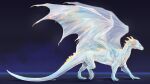  2022 ambiguous_gender claws digital_media_(artwork) dragon feral hi_res horn isvoc membrane_(anatomy) membranous_wings scales scalie solo spines standing western_dragon wings 