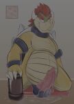  absurd_res bowser hi_res koopa male male/male mario_bros mr_hdclobin nintendo scalie solo video_games 