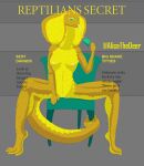  alicethedeer anthro big_breasts blue_eyes breasts cobra cover digital_media_(artwork) female genitals hi_res magazine_cover nipples nude pinup pose pussy reptile scalie simple_background snake snake_hood solo solo_focus thick_thighs tongue tongue_out yellow_body 