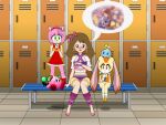  amy_rose cheese_(sonic) cream_the_rabbit crossover kirby kirby_(series) may_(pokemon) non-web_source pokemon sonic_(series) 