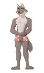  2022 abs anthro athletic athletic_anthro athletic_male brown_body brown_fur canid canine canis clothed clothing dreamworks fur hi_res jrjresq looking_away male mammal mr._wolf_(the_bad_guys) multicolored_body multicolored_fur open_mouth open_smile simple_background smile solo tail_motion the_bad_guys topless topless_male two_tone_body two_tone_fur underwear underwear_only wolf yellow_sclera 
