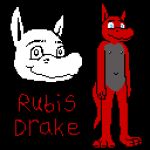  anthro black_background black_nails blue_eyes colored_nails digital_media_(artwork) dragon english_text featureless_crotch looking_at_viewer male navel nipples nude pixel_(artwork) profile rubis rubisdrake simple_background solo standing text undertale video_games 