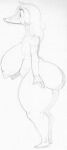  2021 anthro big_breasts big_butt breasts butt domestic_ferret erect_nipples female hair huge_breasts huge_butt long_hair long_neck mammal mature_anthro mature_female monochrome mrs._fillyjonk murid murine mustela mustelid musteline nipples nude rat rodent sbshouseofpancakes side_view sketch solo the_moomins thick_thighs true_musteline whiskers wide_hips 