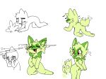  &lt;3 3_fingers 3_toes all_fours ambiguous_gender anthro anthrofied basic_sequence blush cheek_tuft colored crotch_tuft cute_fangs digital_media_(artwork) drugs ear_growth eyes_closed facial_tuft feet felid feline fingers front_view fur green_body green_ears green_fur green_inner_ear green_tail growth hair half-closed_eyes heart_reaction human human_to_anthro japanese_text kemono kneeling looking_at_self mammal marijuana monotone_ears monotone_tail multicolored_body multicolored_fur narrowed_eyes neck_tuft netchy_boo nintendo nude oblivious open_mouth open_smile paws pink_nose pok&eacute;mon pok&eacute;mon_(species) pok&eacute;morph question_mark rear_view simple_background smile smoking solo species_transformation sprigatito standing substance_intoxication tail_growth tail_motion tailwag text three-quarter_view toes tongue transformation transformation_by_substance transformation_sequence transformation_through_smoking tuft two_tone_body two_tone_fur video_games white_background 