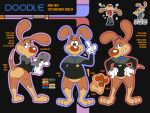  absurd_res anthro beagle bodily_fluids canid canine canis crying domestic_dog doodle_(doodledoggy) doodledoggy goo_creature gooey grin hi_res hunting_dog male mammal model_sheet multiple_poses pawpads paws pose scent_hound smile solo star_trek stickers tears toonkind 