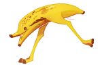  ambiguous_gender banana beady_eyes biped brown_body brown_spots food food_creature fruit happy imperatorcaesar open_mouth open_smile plant signature simple_background smile solo spots spotted_body walking white_background yellow_body 