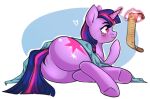  absurd_res butt equid equine female friendship_is_magic hasbro hi_res horse mammal my_little_pony pony ranillopa smile solo twilight_sparkle_(mlp) 