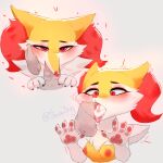  &lt;3 &lt;3_eyes 2022 4_fingers absurd_res anthro anthro_penetrated areola artist_name balls bedroom_eyes black_body black_fur blush bodily_fluids braixen breasts claws cum cum_drip cum_in_mouth cum_inside cum_on_tongue digital_media_(artwork) disembodied_hand disembodied_penis dripping duo erection eyelashes faceless_character faceless_male facial_tuft fellatio female female_focus female_penetrated fingers first_person_view fur genital_fluids genitals half-closed_eyes hand_on_cheek hi_res humanoid_hands inner_ear_fluff interspecies looking_at_viewer male male/female male_penetrating male_penetrating_female male_pov medium_breasts multicolored_body multicolored_fur multiple_images narrowed_eyes nintendo nipples nude oral oral_penetration pawpads penetration penile penis pok&eacute;mon pok&eacute;mon_(species) pok&eacute;philia red_areola red_body red_eyes red_fur red_nipples red_nose saliva saliva_on_penis seductive sex shan3ng simple_background solo_focus teeth tongue translucent translucent_penis tuft video_games white_background white_body white_fur yellow_body yellow_fur 
