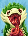  absurd_res feral gyrotech hi_res long_tongue mouth_shot open_mouth portrait solo tongue tongue_out watermelon_dragon 