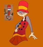  2021 anthro buckteeth bugs_bunny clothed clothing countershading crossdressing crossgender digital_drawing_(artwork) digital_media_(artwork) dress eyeshadow female flapper_dress fur gloves grey_body grey_fur handwear hat headgear headwear jewelry lagomorph leporid looney_tunes makeup male mammal mtf_crossgender multicolored_body multicolored_fur necklace orange_background rabbit simple_background solo sweet_asukal teeth two_tone_body two_tone_fur warner_brothers whiskers white_body white_fur 