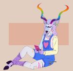  antelope anthro beaded_jewelry beads bovid bovine clothing game_boy game_boy_family greater_kudu hi_res jewelry kandi_(jewelry) kidcore kudu lisa_frank_inspired male mammal nintendo nostalgia(yeen_dream) overalls solo spiral-horned_antelope tamagotchi_(toy) woffpls 