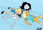  adventure_time anthro bronwyn canid canine cartoon_network female finn_the_human group group_sex human jake_the_dog male male/female mammal marceline_(disambiguation) nx_wolfo sex threesome trio vampire 