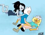  adventure_time anthro bronwyn canid canine cartoon_network equid equine female finn_the_human group group_sex horn human male male/female mammal marceline_the_vampire_queen nx_wolfo sex threesome trio unicorn vampire 