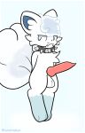  alolan_form alolan_vulpix anthro big_knot big_penis big_tail collar genitals knot male neck_tuft nintendo penis pok&eacute;mon pok&eacute;mon_(species) regional_form_(pok&eacute;mon) solo sparkmelon spiked_collar spikes tuft video_games vulpix 