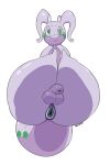  absurd_res anthro anus balls big_anus big_butt blush butt dragon genitals goodra haylapick hi_res male nintendo penis pok&eacute;mon pok&eacute;mon_(species) shy smile solo video_games 