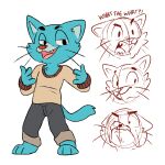  blue_body blue_fur cartoon_network fur gumball_watterson hi_res tagme the_amazing_world_of_gumball young 