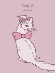  domestic_cat felid feline felis female feral hermitpioneer hi_res looking_at_viewer mammal marie_(aristocats) solo the_aristocats white_body 