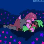  absurd_res anthro caliluminos deltarune duo female forced girly hi_res lying male male/female ralsei size_difference stronger susie undertale_(series) video_games 