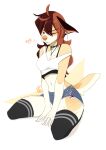  2022 5_fingers anthro breasts brown_hair canid canine canis clothed clothing digital_media_(artwork) domestic_dog eyebrows eyelashes eyes_closed female fingers hair kneeling mammal orange_nose simple_background solo wolflady 