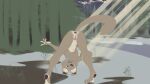  16:9 animated anthro bouncing_breasts breasts buttplug canid canine canis collar domestic_dog female genitals hi_res high_framerate hoshipuma mammal plug_(sex_toy) presenting presenting_pussy pussy sex_toy short_playtime solo tail_motion tailwag widescreen 
