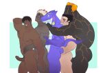  abs anthro anthro_penetrated anthro_penetrating anthro_penetrating_human armpit_hair bangaa black_body blue_body body_hair erection final_fantasy fivesome genitals group group_sex guppo hair hi_res holding_partner human human_on_anthro human_on_human human_on_humanoid human_penetrated human_penetrating human_penetrating_anthro human_penetrating_human humanoid humanoid_penetrating humanoid_penetrating_human interspecies larger_humanoid larger_male male male/male mammal multicolored_body muscular muscular_anthro muscular_human muscular_humanoid muscular_male navel nipples nude orange_hair pecs penetration penis scalie sex size_difference smaller_human smaller_male smaller_penetrated square_enix train_position tron_lines video_games white_body white_hair 