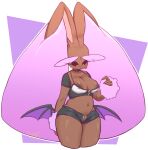  anthro big_breasts bottomwear breasts chubby_female clothing colored colored_sketch erect_nipples exposed_breasts female hi_res highlights_(coloring) hotpants humanoid lopunny nintendo nipples pok&eacute;mon pok&eacute;mon_(species) rouge_the_bat sega shaded shiny_pok&eacute;mon shorts simple_background simple_coloring simple_shading sketch slightly_chubby small_clothing solo sonic_the_hedgehog_(series) sugar_the_lopunny sugarsaturn tight_clothing unzipped unzipped_pants video_games 
