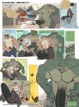  2025 abs anthro balls big_balls big_muscles big_penis bodily_fluids boots bottomwear canid canine chaps clothed clothing comic conner_(oldshep) cowboy cowboy_boots cowboy_hat cowboy_outfit crocodile crocodilian cum curtis_(oldshep) dialogue ejaculation electronics english_text equid equine erection footwear fox genital_fluids genitals glans green_body green_scales group growth hand_on_penis hat headgear headwear hi_res huge_balls huge_muscles huge_penis hyper hyper_balls hyper_genitalia hyper_muscles hyper_penis male male/male mammal microphone muscle_growth muscular muscular_anthro muscular_male nipples nude oldshep open_clothing open_shirt open_topwear pants pecs penis reptile rodeo saddle scales scalie shirt shoes sitting_on_penis size_difference sound_effects speech_bubble striped_body stripes tail text topwear yellow_eyes zebra 
