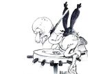 2020 anal anal_fisting anal_penetration anthro anthro_on_anthro anthro_penetrated anthro_penetrating anthro_penetrating_anthro arthropod blush bodily_fluids bottomless bottomless_male bound cephalopod clothed clothing coleoid crab crustacean crying decapoda dominant dominant_male duo fisting furniture interspecies jj_(pixiv_artist) malacostracan male male/male male_anthro male_dominating_male male_penetrated male_penetrating male_penetrating_male marine mollusk monochrome mr._krabs nickelodeon octopodiform octopus penetration saliva sex spongebob_squarepants squidward_tentacles submissive submissive_male table tears tentacles tongue tongue_out