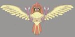  2:1 animal_genitalia avian bode_fuceta butt cloaca feathered_wings feathers female feral genitals nintendo pidgeotto pok&eacute;mon pok&eacute;mon_(species) solo video_games wings 