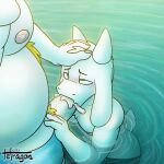  age_difference anthro anthro_on_anthro asgore_dreemurr asriel_dreemurr belly big_penis blush bodily_fluids boss_monster bovid caprine chest_tuft claws clothing crotch_tuft cum cum_in_mouth cum_inside duo ejaculation father father_and_child father_and_son father_penetrating_son fellatio fingers genital_fluids genitals hand_on_crotch hand_on_head hand_on_leg hand_on_thigh head_tuft horn humanoid_genitalia humanoid_penis incest_(lore) kneeling kneeling_oral_position kneeling_sex legs_in_water long_ears looking_at_another looking_at_partner looking_up male male/male mammal mature_male muscular muscular_anthro muscular_male nipples older_male oral oral_penetration outside parent parent_and_child parent_and_son partially_submerged pecs penetration penile penis petting petting_head pubes raised_tail seaside sex size_difference smaller_male son swimming_trunks swimwear tail tetragon tuft undertale undertale_(series) vein veiny_penis video_games water younger_male 